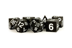 FanRoll Sharp Edge Silicone Dice Set Gold Scatter (7) 0687700231219