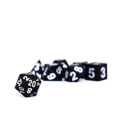 FanRoll Sharp Edge Silicone Dice Set Gold Scatter (7) 0687700231219