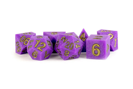 FanRoll Sharp Edge Silicone Dice Set Regal Ricochet (7) 0687700231240