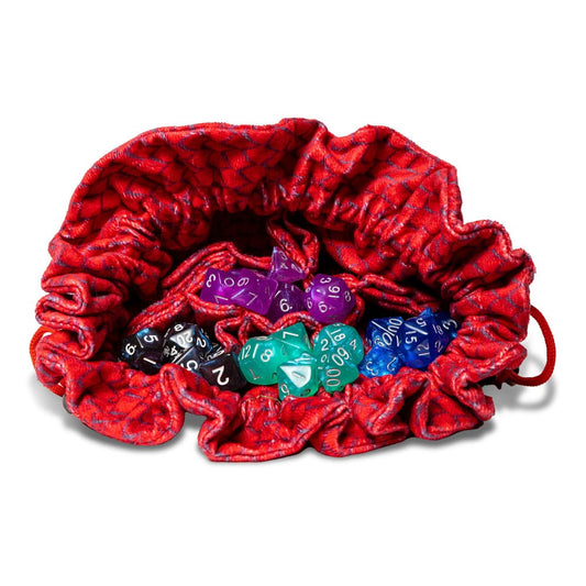 Dragon Storm Dice bag with compartments Red Dragon Scales 0687700234319