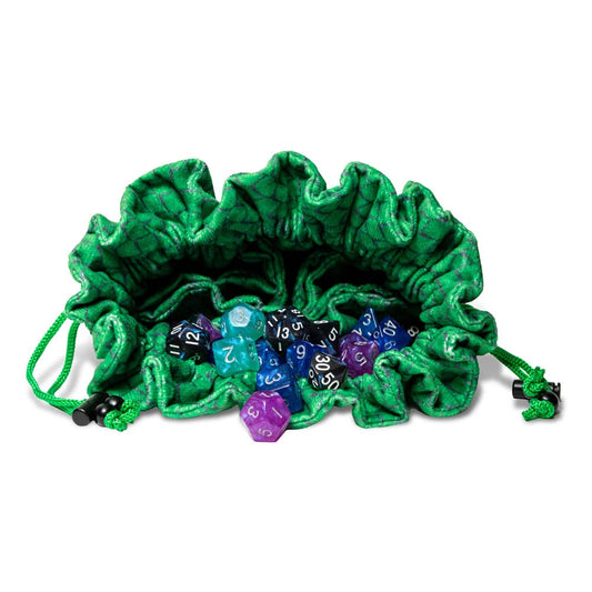 Dragon Storm Dice bag with compartments Green Dragon Scales 0687700234326