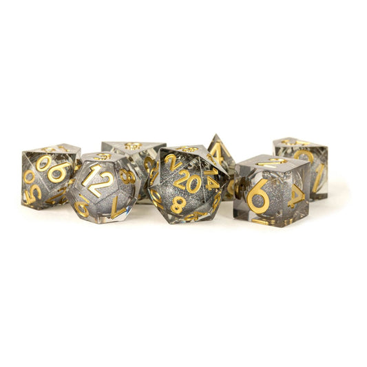 FanRoll Liquid Core Dice Set Vanishing Oil (7) 0687700231424