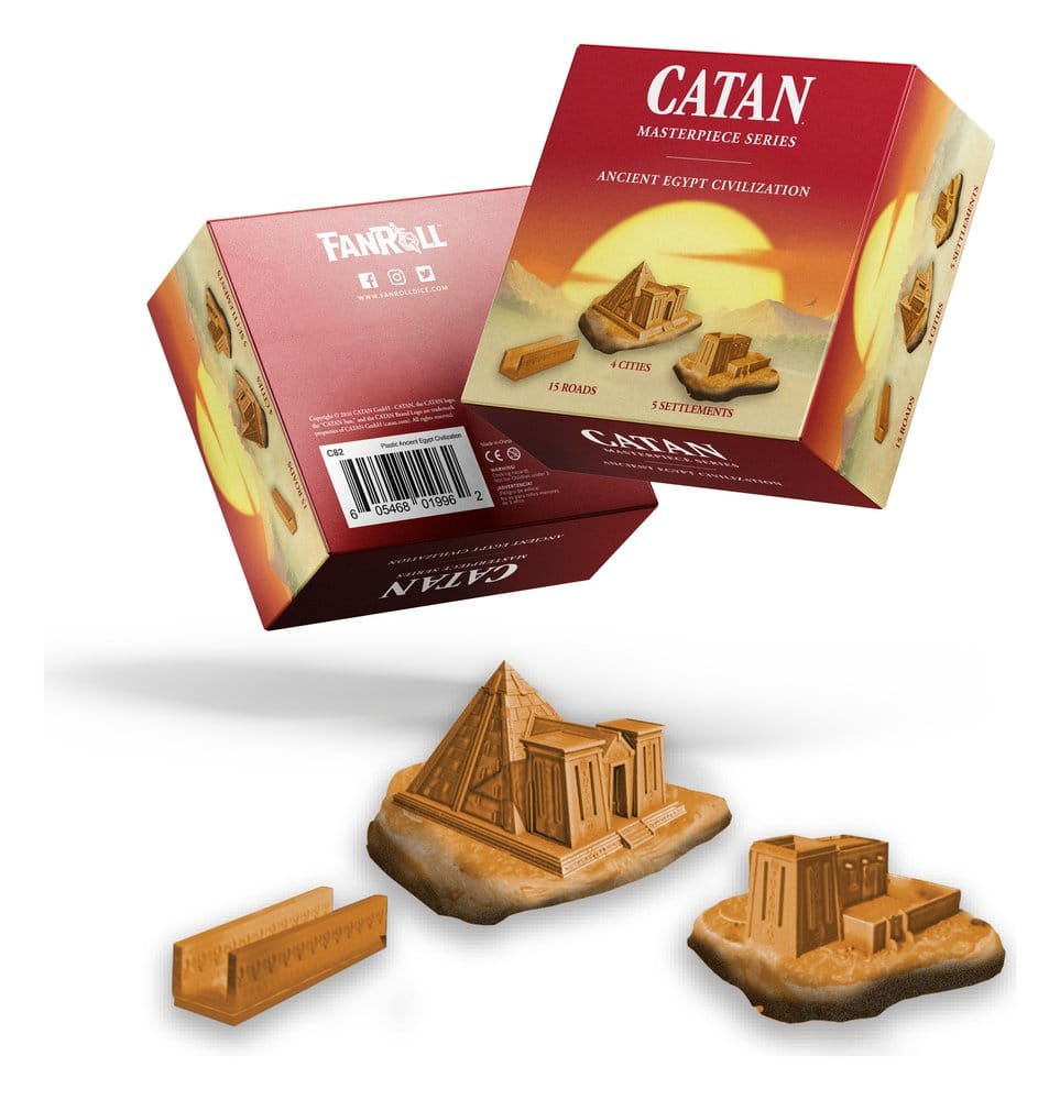 Catan Masterpiece Series Mini figures Set Egypt 0605468019962