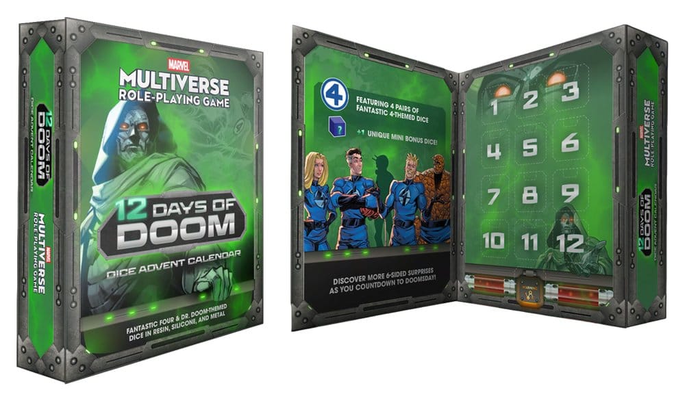 Marvel Multiverse RPG Advent Calendar 12 Days of Doom Dice 0605468380147