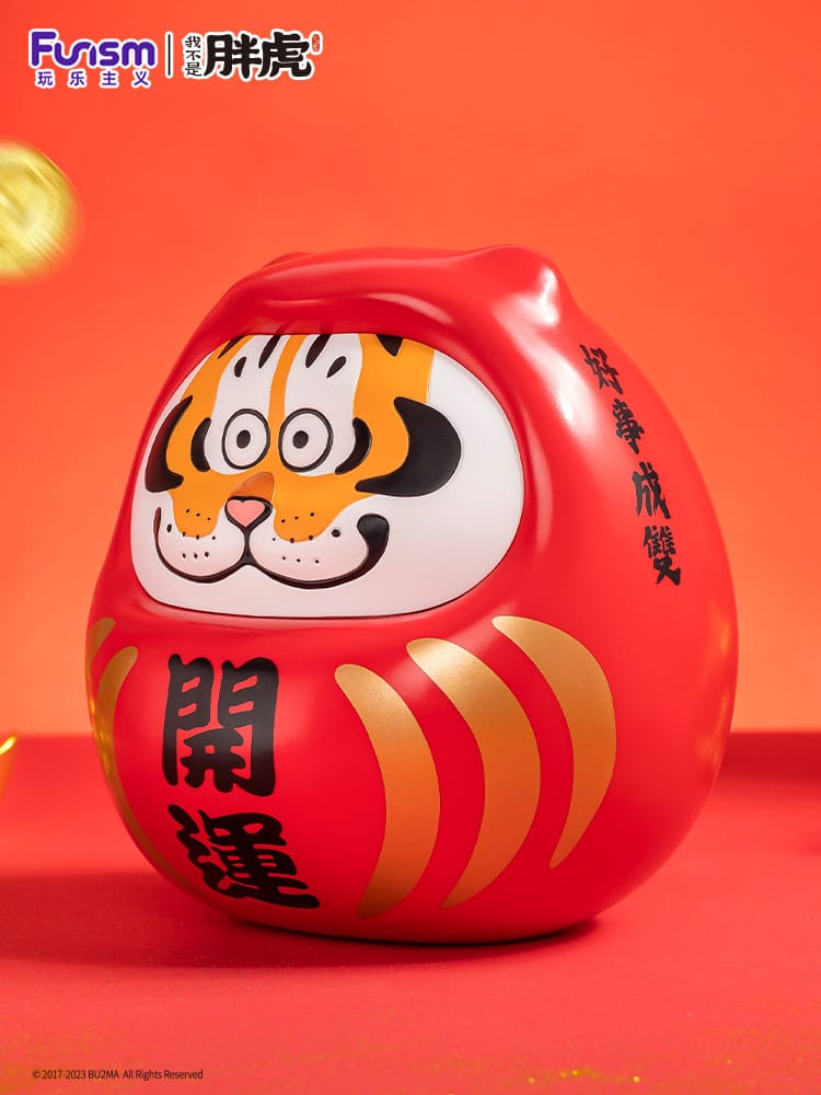 I Am Not Fat Tiger Statue 1/7 Alexander the Tiger Dharuma 20 cm 6972940556388