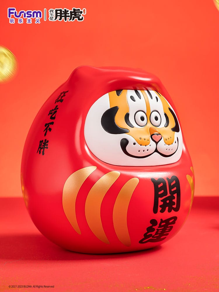 I Am Not Fat Tiger Statue 1/7 Alexander the Tiger Dharuma 20 cm 6972940556388