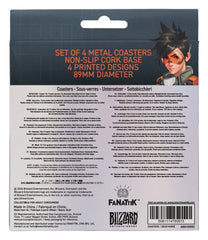 Overwatch Coaster 4-Pack Printed Metal 5061114760513