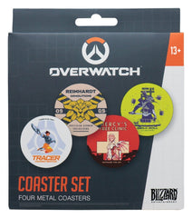 Overwatch Coaster 4-Pack Printed Metal 5061114760513