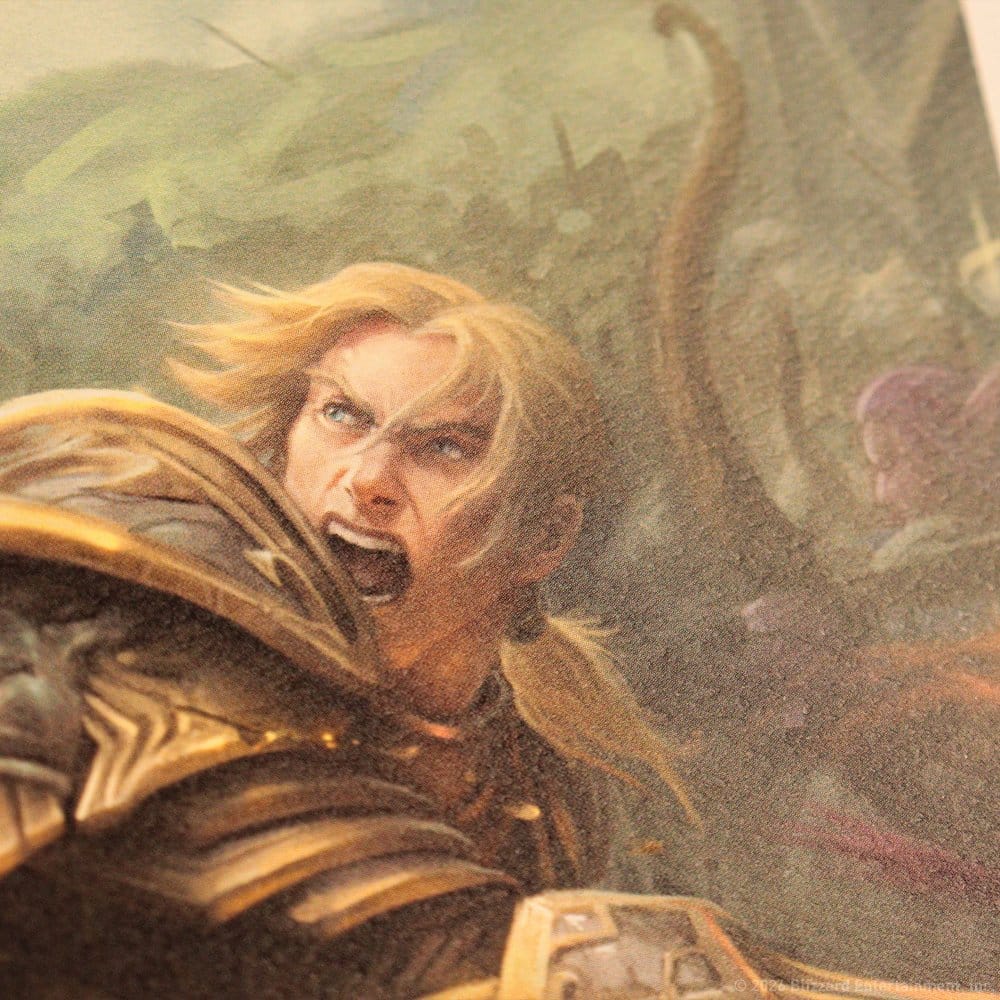 World of Warcraft Art Print Sylvanas vs Anduin Wrynn Limited Edition 42 x 30 cm 5060948299121