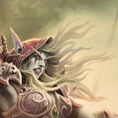 World of Warcraft Art Print Sylvanas vs Anduin Wrynn Limited Edition 42 x 30 cm 5060948299121