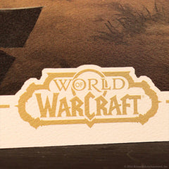 World of Warcraft Art Print Sylvanas vs Anduin Wrynn Limited Edition 42 x 30 cm 5060948299121