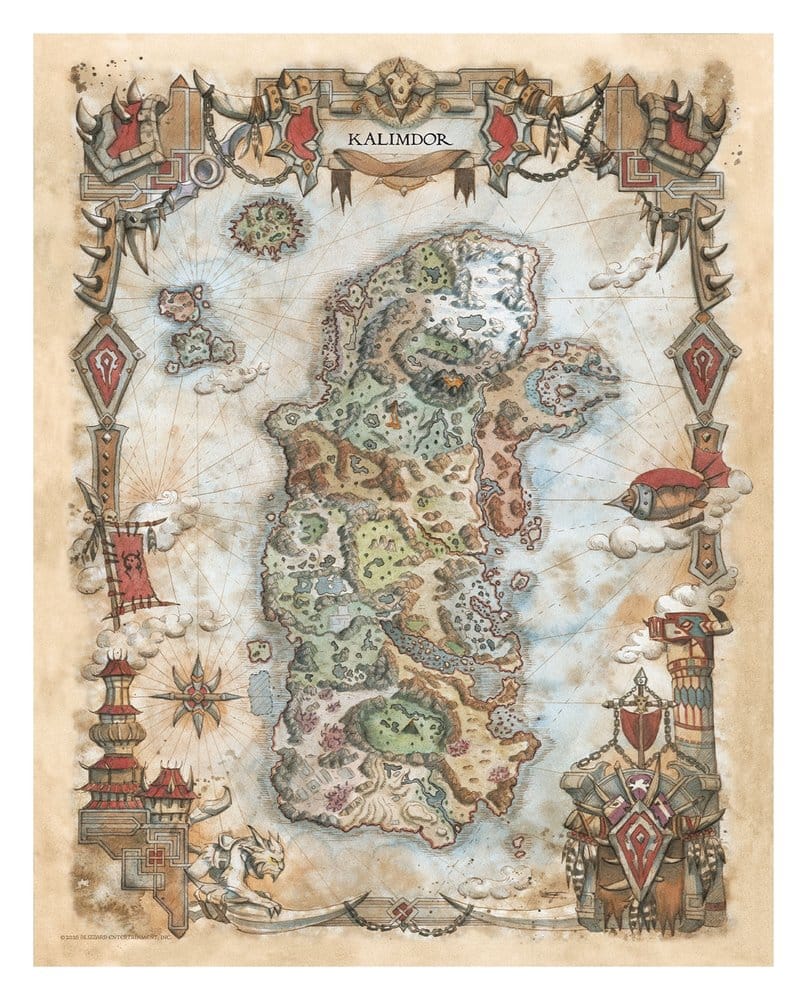 World of Warcraft Art Print Set Limited Edition 42 x 30 cm 5060948299800