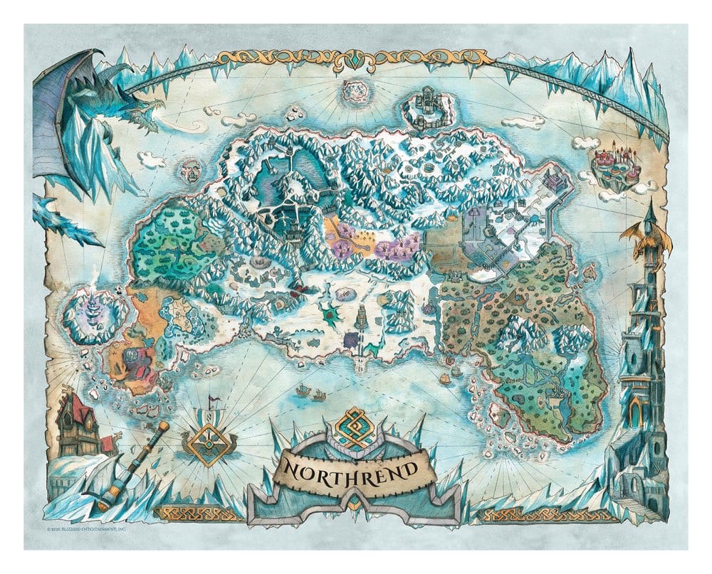 World of Warcraft Art Print Set Limited Edition 42 x 30 cm 5060948299800