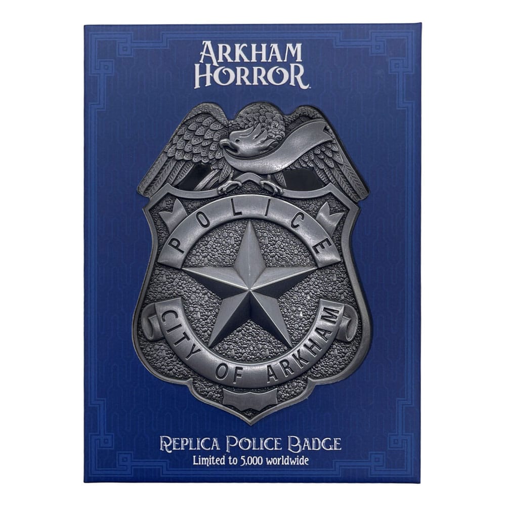 Arkham Horror Replica Police Badge Limited Ed 5060948291415