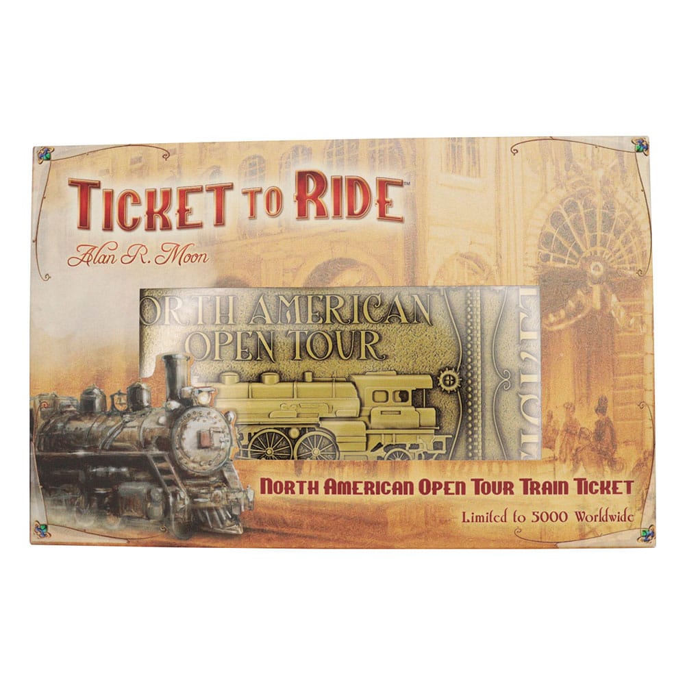 Ticket to Ride Replica North American Open To 5060948291446