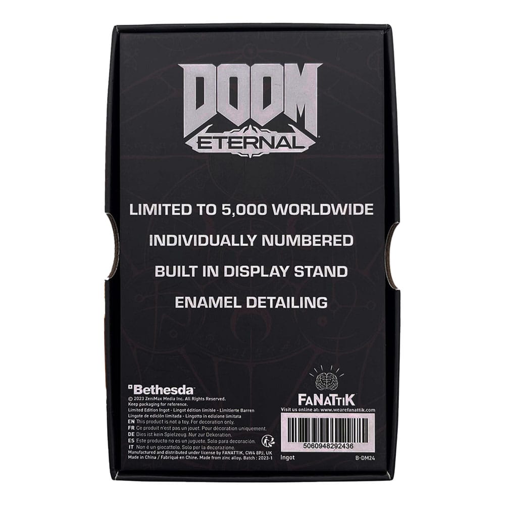 Doom Ingot Crucible Sword Stained Glass Limited Edition 5060948292436
