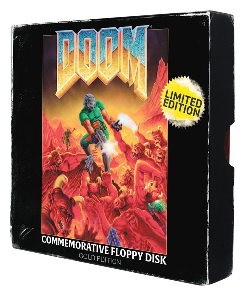 Doom Replik Floppy Disk Gold Plated Limited Edition      5060948298858