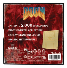 Doom Replik Floppy Disk Gold Plated Limited Edition      5060948298858