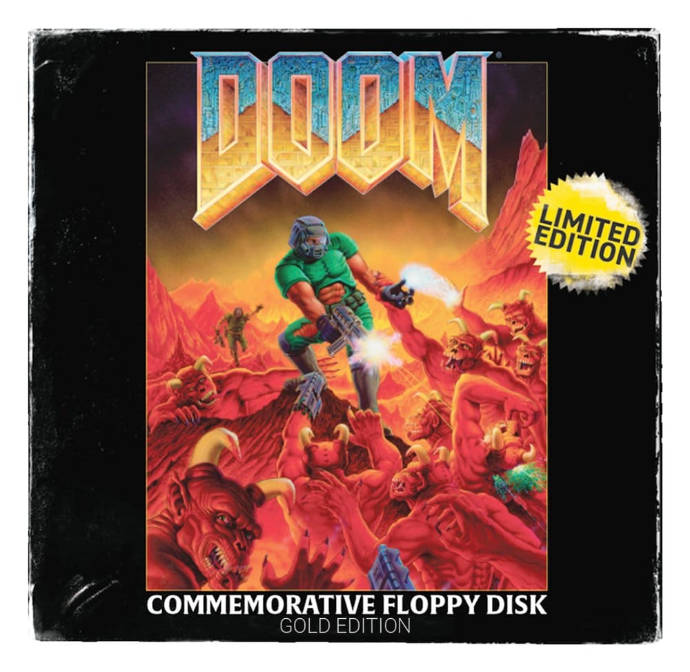 Doom Replik Floppy Disk Gold Plated Limited Edition      5060948298858