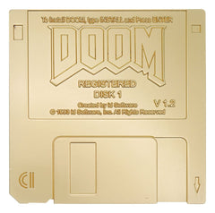 Doom Replik Floppy Disk Gold Plated Limited Edition      5060948298858