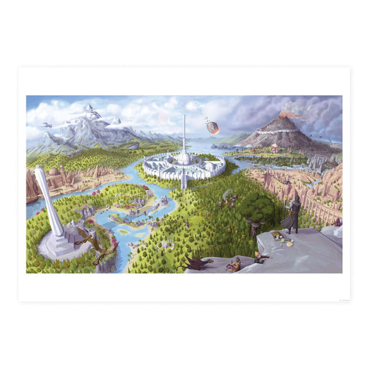 The Elder Scrolls IV: Oblivion Art Print Imperial City 42 x 30 cm 5060948296250