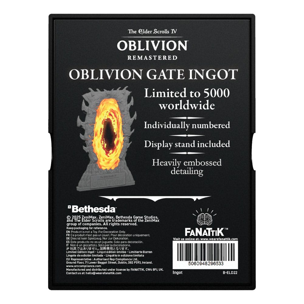 The Elder Scrolls IV: Oblivion Ingot Gates 5060948296533