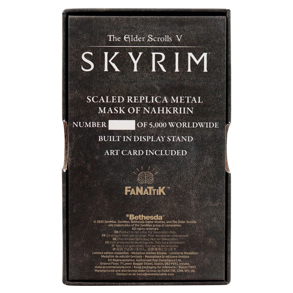 The Elder Scrolls V Replica Skyrim Nahkriin Dragon Priest Mask Limited Edition 5060948298223