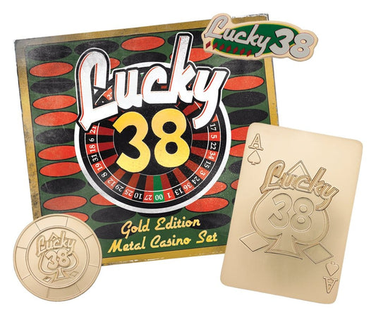 Fallout: New Vegas Replica Lucky 38 Imitation Gold Casino Set Limited Edition 5060948298995