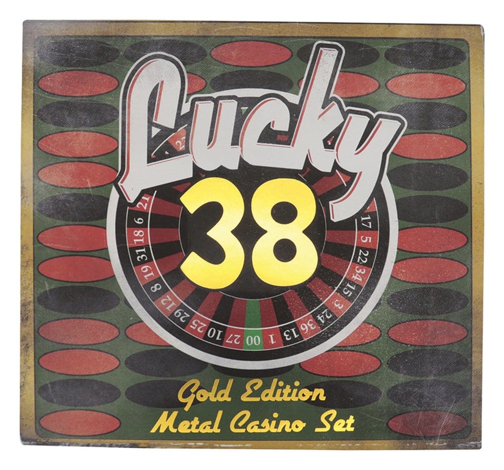 Fallout: New Vegas Replica Lucky 38 Imitation Gold Casino Set Limited Edition 5060948298995