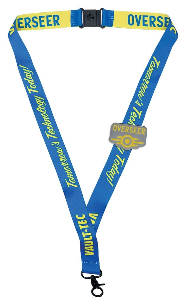 Fallout Vault-Tec Overseer Lanyard & Pin Badge Set 5061114761299