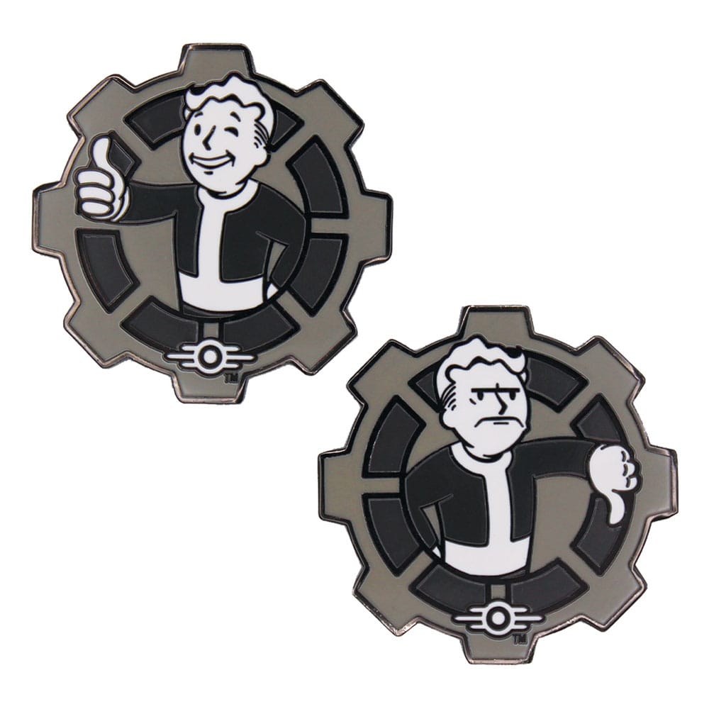 Fallout Collectable Coin Decision Black & White Limited Edition 5060948296847