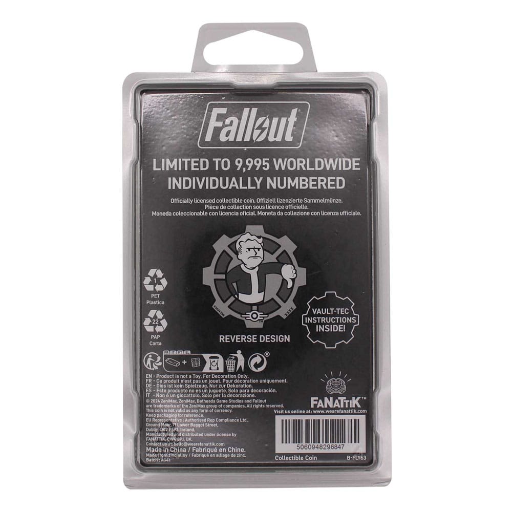 Fallout Collectable Coin Decision Black & White Limited Edition 5060948296847