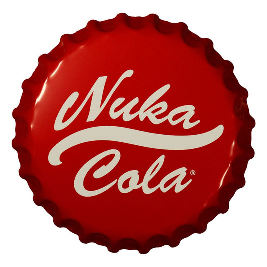 Fallout Tin Sign Nuka-Cola Bottle Cap 5060948295048