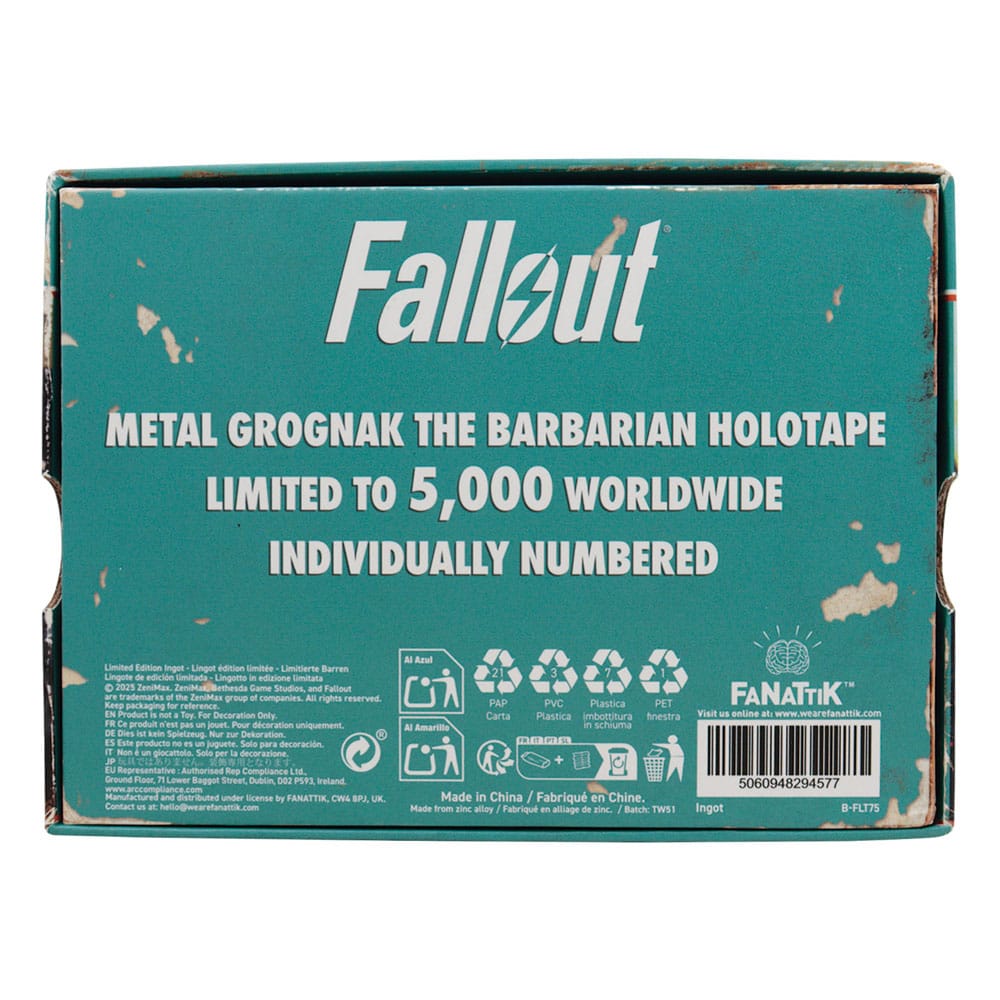 Fallout Replica Grognak the Barbarian Holotape 5060948294577