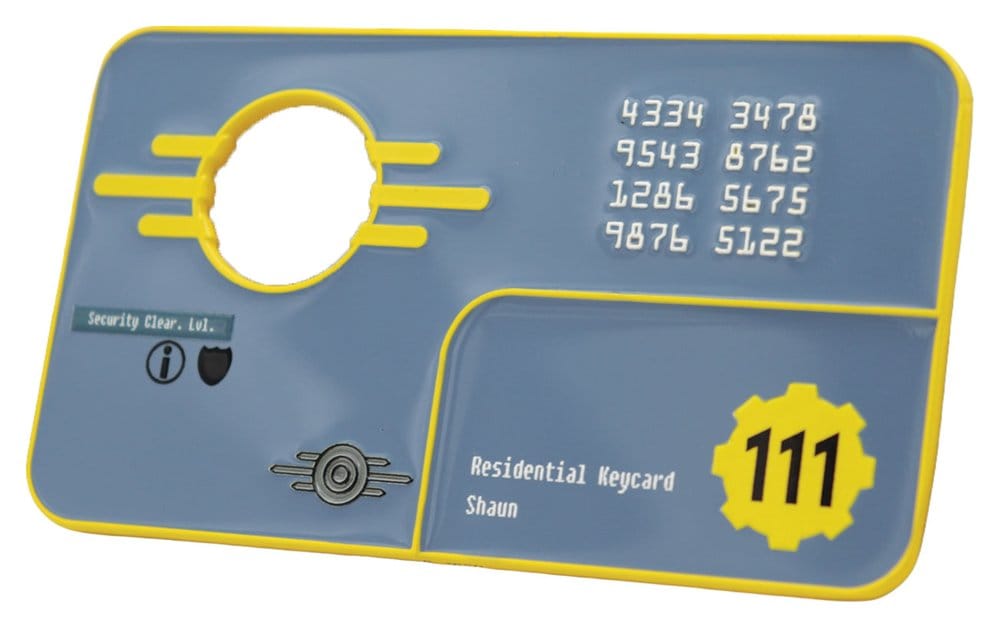 Fallout Replica Security Keycard Vault 111 Limited Edition 11 cm 5060948297943
