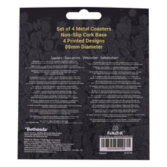 Fallout Coaster 4-Pack Metal Drinks 5060948297998