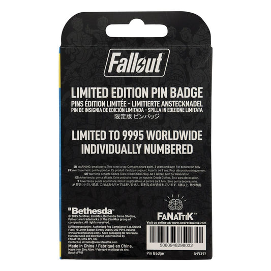 Fallout Pin Badge Charisma Boy Limited Edition 5060948298032