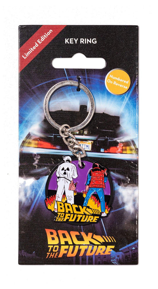 Back to the Future Metal Keychain Marty & Doc 5060662460074