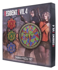 Resident Evil 4 Replica Church Puzzle Medallion Set 5060948298025