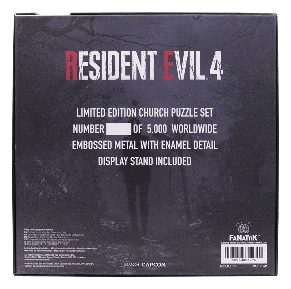 Resident Evil 4 Replica Church Puzzle Medallion Set 5060948298025