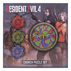 Resident Evil 4 Replica Church Puzzle Medallion Set 5060948298025