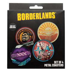 Borderlands Coaster 4-Pack  0840316428347