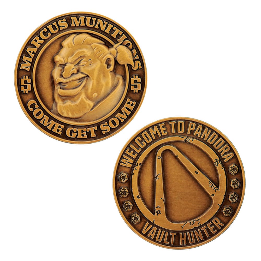 Borderlands Collectable Coin Marcus Munitions Limited Edition   0840316425988