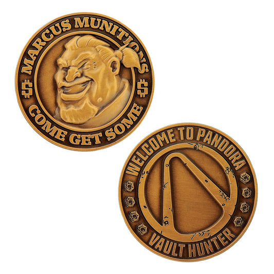 Borderlands Collectable Coin Marcus Munitions Limited Edition   0840316425988