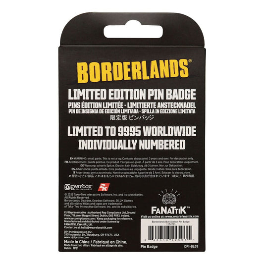 Borderlands Pin Badge Butt Stallion Limited Edition  0840316425971
