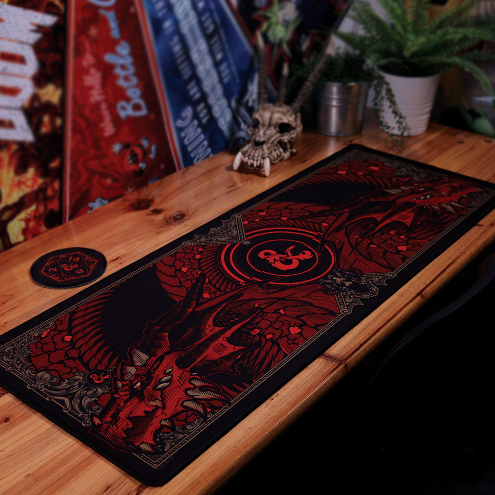Dungeons & Dragons Desk Pad & Coaster Set Gra 5060948290845