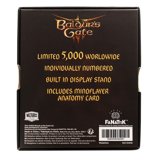 Dungeons & Dragons Medallion Baldur's Gate 3 Limited Edition 5060948292061