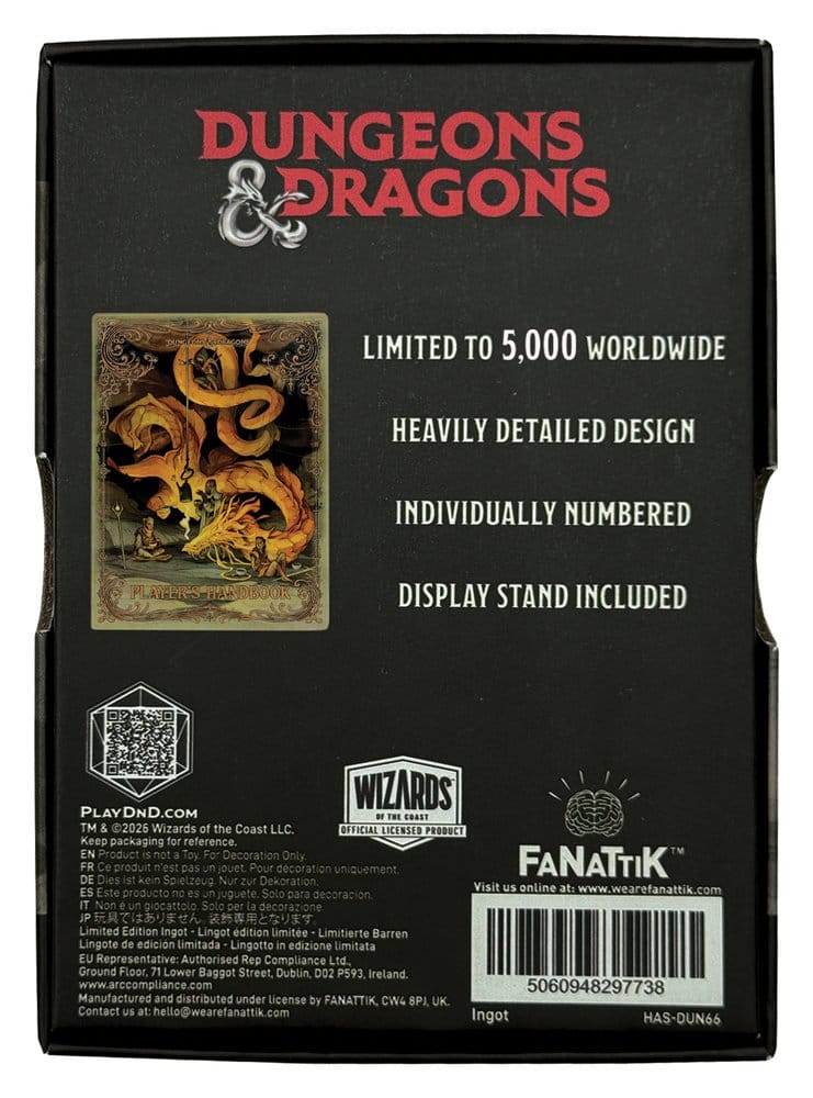 Dungeons & Dragons Ingot Player´s Handbook Alternate Cover Limited Edition    5060948297738