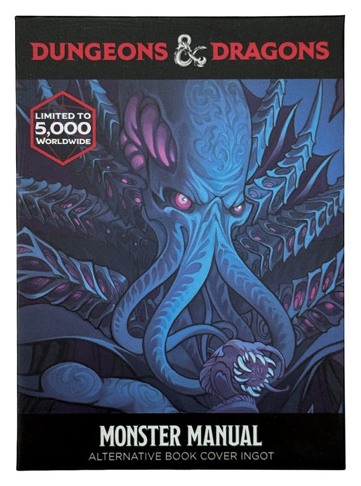 Dungeons & Dragons Ingot Monster Manual Alternate Cover Limited Edition      5060948297745
