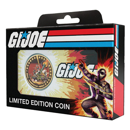G.I. Joe Collectable Coin A Real American Hero 60th Anniversary 24k Gold Plated Limited Edition 5060948296403